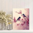 thumbnail image 2 of Qisvanset 12x16 Inch 2D Flat Framed Canvas Art, Moonlit Daisy Wildflower Night Floral Rustic Home Wall Decor, 2 of 5