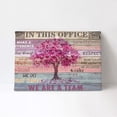 thumbnail image 4 of Aarocafa-Pink Office Heart Tree Wall Art (Wood Inner Frame) |Women-Centric Motivational Canvas |Rustic Inspirational Quote Decor-Sleek Morale-Boosting Accent for Female Workspaces-20x24in-Inner Frame, 4 of 7