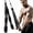 Black, variant on MANUEKLEAR 3 Grip Lengths in 1 Tricep Rope Cable Attachment with Ergonomic Handles, Greater ROM for Tricep Push Down Attachment Professional Gym Rope for Overhead Extension