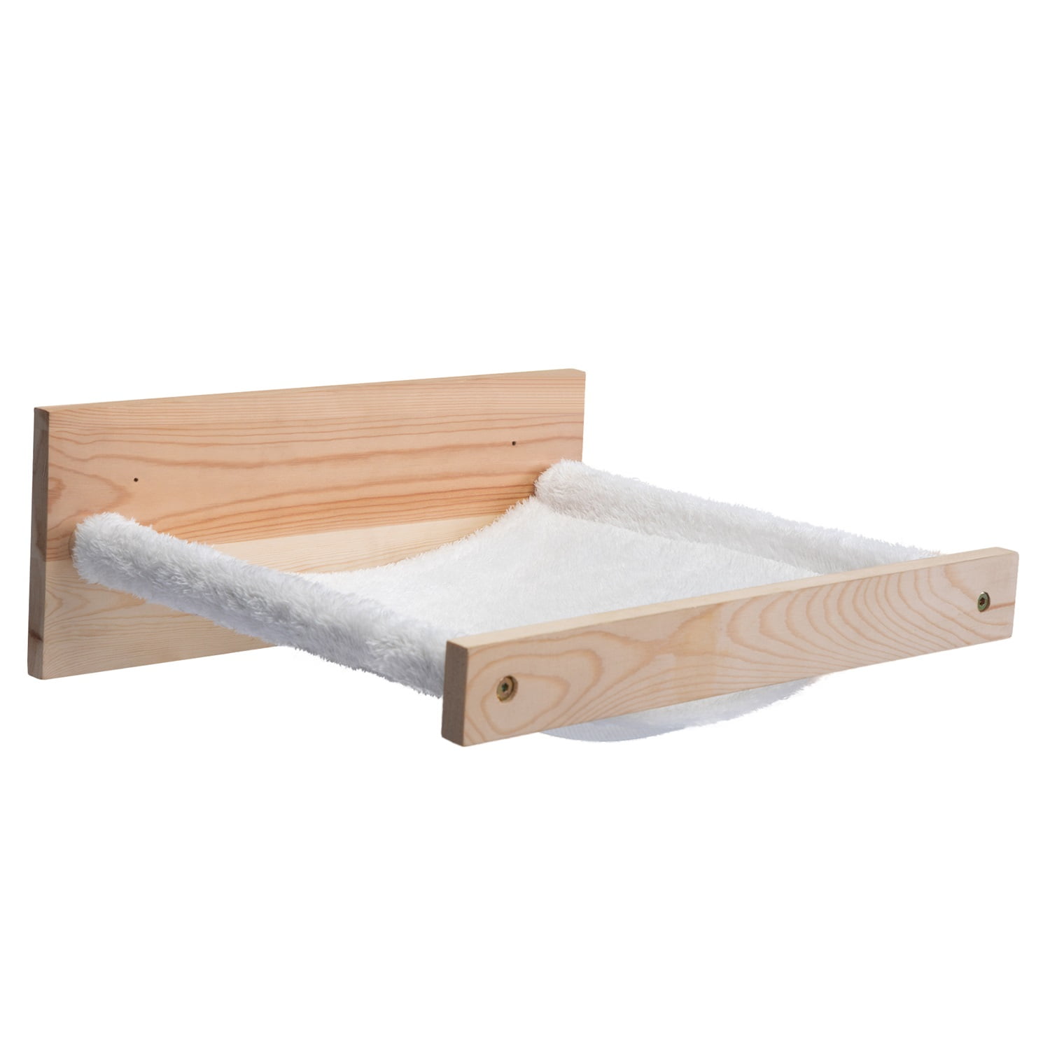 Pefilos 16" Cat Hammock for Wall Mounted, Cat Shelves and Perches for Wall, Cat Wall Bed Furniture, Cat Shelf for Sleeping Cat Window Perch, Kitty Furniture Climbing, White Pefilos 16" Cat Hammock for Wall Mounted, Cat Shelves and Perches for Wall, Cat Wall Bed Furniture, Cat Shelf for Sleeping Cat Window Perch, Kitty Furniture Climbing, White