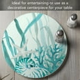 thumbnail image 2 of CounterArt Coral Life Tempered Glass Lazy Susan  13" Diameter, 2 of 6