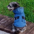 thumbnail image 2 of Dog Winter Warm Hoodie Jacket, Windproof Waterproof Dog Cold Weather Pet Apparel Clothes Vest with Pocket for Small Medium Large Dog, 2 of 8