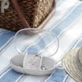 thumbnail image 2 of Sywqhk Joyero simple portátil para mujer, para viajes al aire libre, arete, anillo, caja (blanco) Sywqhk Para estrenar, 2 of 3