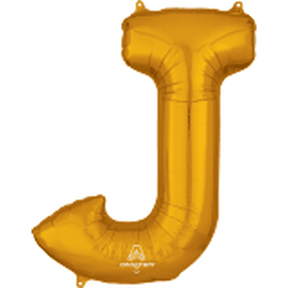 LRG SHP LETTER J GOLD