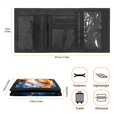 thumbnail image 6 of CHAQLIN Children's Wallet Baseball with Fire and Water Collision Slim Trifold Pouch for Daily Use, Polyester Portable Trifold Card Wallet, 6 of 6