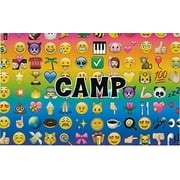 6 Summer Camp Stationery Postcards for Kids,3 Each Design (Multi Emoji)