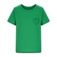 thumbnail image 1 of RXIRUCGD 2025 Vêtements d'Été pour Enfants Nouveaux T-Shirts d'Été pour Enfants Manches Raglan Manches Courtes T-Shirt Graphique Col Rond T-Shirt Filles Haut Décontracté, 1 of 5