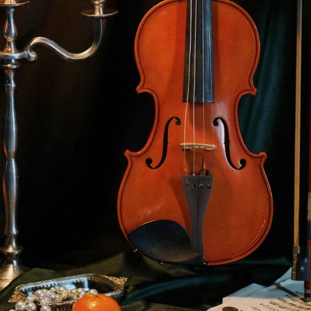 PAMINGONO 1Ensemble Violon Triangle en Ébène avec Alliage d'Aluminium pour une Pureté du Son Accrue dans les Instruments de Musique