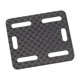 thumbnail image 1 of Placa de montaje de fibra de carbono para coche RC, fácil instalación, base decorativa, placa de montaje de componentes electrónicos, repuestos, 1 of 7