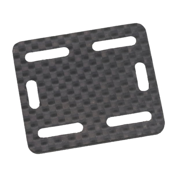 Placa de montaje de fibra de carbono para coche RC, fácil instalación, base decorativa, placa de montaje de componentes electrónicos, repuestos