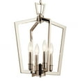 thumbnail image 3 of 43498PN Kichler Lighting Abbotswell - 4 Light Pendant - with Traditional inspirations - 19 inches tall by 14 inches wide-Polished Nickel Finish, 3 of 4