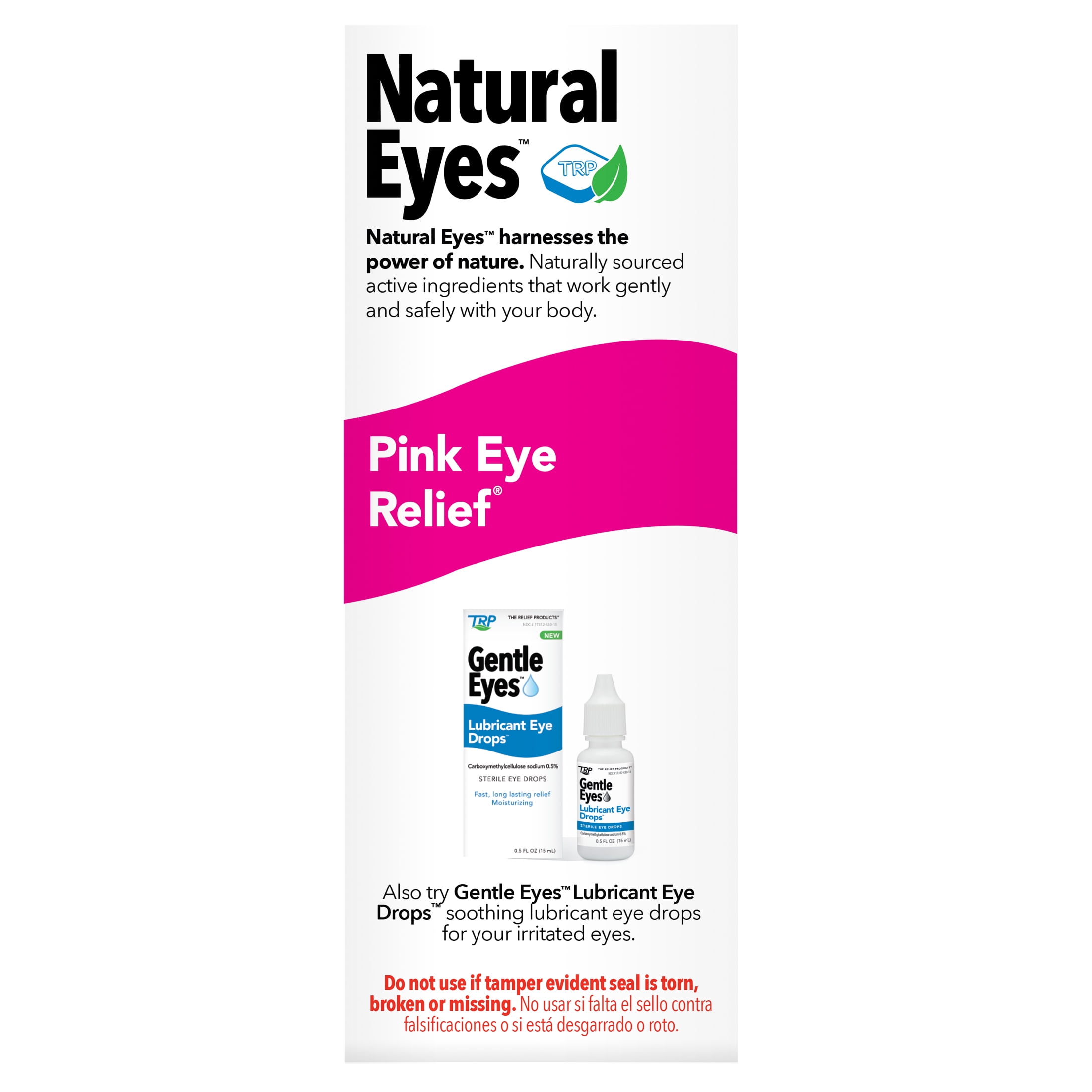 The Relief Products, Natural Eyes, Pink Eye Relief, Fast Dissolving  Tablets, 70 Ct