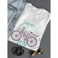 thumbnail image 3 of Quote Life Is A Beautiful Ride T-Shirt Women -Image by Shutterstock, Female Medium, 3 of 4