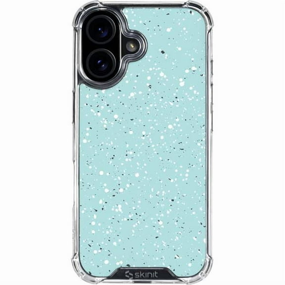 Skinit Mint Speckled iPhone 16 Clear Case