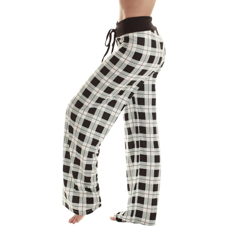 Just Love Women's Checkered Print Pajama Bottoms Sleepwear