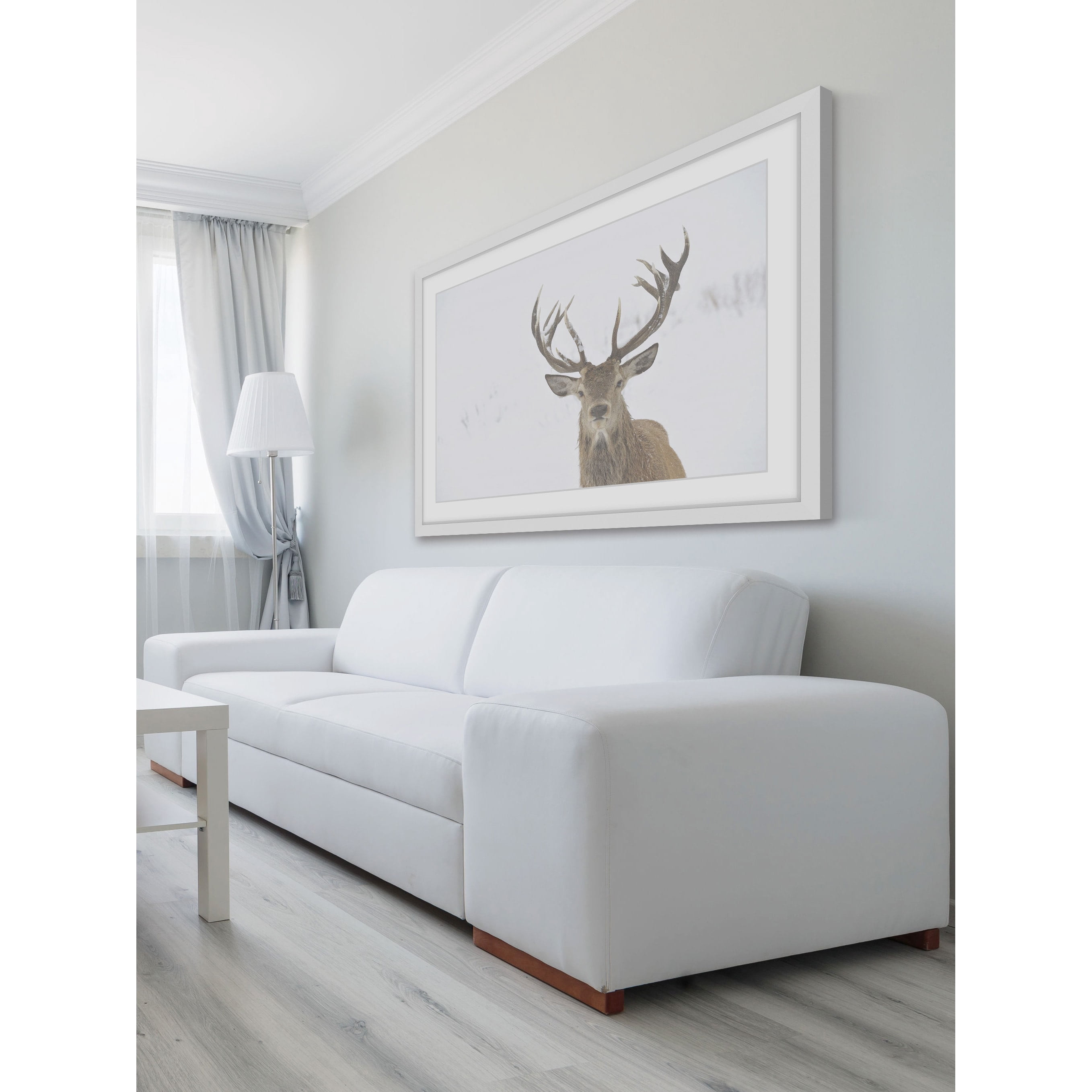 Marmont Hill "Buck Stare" Framed Painting Art Print