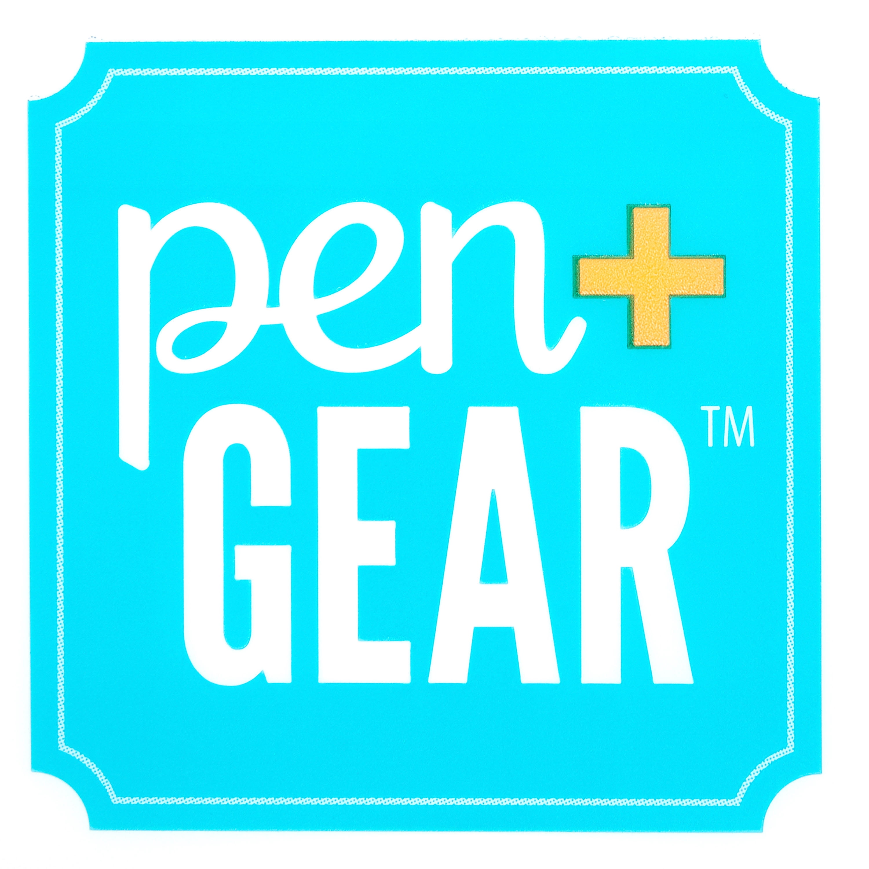 Pen+Gear Stationery Gift Sets, Black Ditsy Floral, Ruled Paper, Journal, Notepad, Sticky Notes
