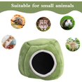 thumbnail image 4 of Cozy Gray Guinea Pig and Hamster Bed with Removable Pad, 4 of 5