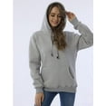thumbnail image 6 of Fenclushy Womens Winter Hoodies Warm Fleece Sherpa Lined Pullover Hooded Sweatshirt(Black,M) .., 6 of 7