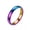multicolor, variant on 4MM Silver Gold Plated Titanium Steel Men Women Wedding Ring Band Size 3-13-gold-7