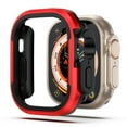 thumbnail image 4 of ALMNVO Metal Case Compatible with Apple Watch Ultra 49mm 45mm 41mm 44mm 40mm, Shockproof Protector TPU Bumper Tempered Cover Accessories for iwatch Series Ultra 9 8 7 SE 6 5 4, 4 of 11
