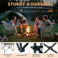 thumbnail image 6 of MOPHOTO Heated Portable Camping Chair with Storage Bag, Gray, 6 of 10