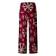 thumbnail image 5 of Pantalones sueltos casuales vintage con estampado navideño para mujer Pantalones de pierna ancha casuales Pantalones Fridja  hfkajh100359, 5 of 5