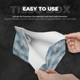 thumbnail image 5 of Lsque enchanted winter snowflake holly Printed Long Tissue Box Cover Holder, Facial Paper Organizer Dispenser,Triangle with Bottom Belt, PVC Leather Decorative Organizer, 5 of 9