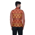 thumbnail image 3 of Atasi Casual Jacket For Men Printed Nehru Jacket Mens Wedding Indian Waistcoat Mandarin Blazer-X-Large, 3 of 3