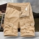 thumbnail image 1 of WILLBEST Pantalones Cortos Deportivos para Hombre Pantalones Cortos Cargo Casuales y Cómodos para Hombre Pantalones Cortos Casuales de Cinco Puntos de Moda para Exteriores, 1 of 3