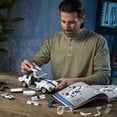 thumbnail image 3 of Mattel Brick Shop Hot Wheels Corvette Grand Sport Building Toy Kit (918 Pieces), for Collectors, 3 of 7