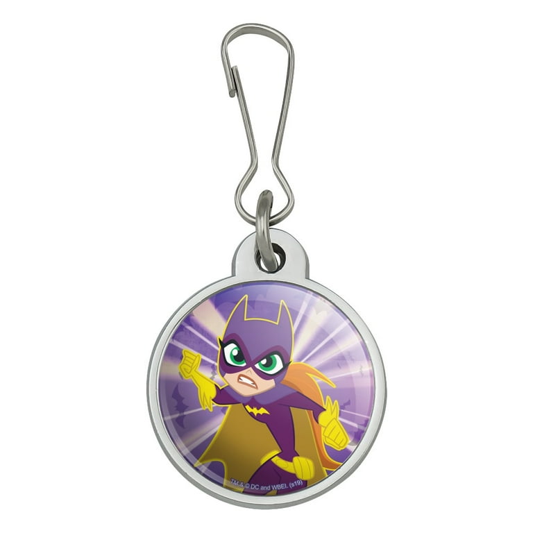 DC Super Hero Girls Batgirl Jacket Handbag Purse Luggage Backpack Zipper Pull Charm