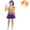 Dark Purple, variant on Girls Swimsuit G'irl's Halloween Costume, Pop Singers Idol Group Fancy Dress up Outfit with Tank Jacket & Shorts, Halloween Cosplay Stage Performance Suit for Carnival & Party Events