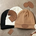 thumbnail image 6 of 90 Pcs Leatherette Blank Hat Patches Iron on Patch Rustic Faux Leather for Jacket Backpack, 6 of 7