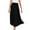 Black, variant on AOOCHASLIY Womens Summer Dresses Trendy Maxi Skirt Women Summer Elastic High Waist Flowy A Line Maxi Skirt