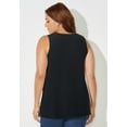 thumbnail image 2 of Catherines Women's Plus Size Petite Dream Drape Timeless Tank, 2 of 3