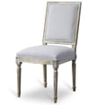 thumbnail image 1 of Baxton Studio Chaise d'Appoint Clairette Beige et Marron Clair, 1 of 5