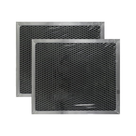 Air Filter Factory 9 x 10-1/2 x 3/8 Range Hood Charcoal Carbon Filters 2-Pack