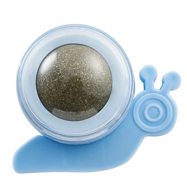 Bola giratoria de hierba gatera, juguetes para gatos, juguete para masticar Azul Yuyangstore Juguetes de pared de hierba gatera