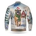 thumbnail image 2 of Hello Winter Mastiff Frosty Morning Walk Welcome Snowy Christmas All Over Print 3D Baseball Jacket Mastiffs Dog Lover Gifts Idea Bomber Jacket Softball - 02018, 2 of 6