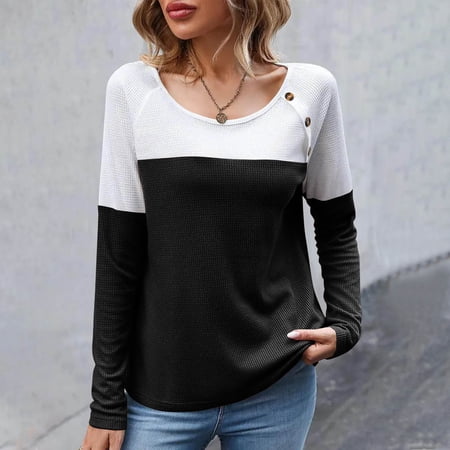 fanshangmao Cute Cheap Sweatshirts for Teens Oversized Sweatshirt for Women Plus Size Geometric Print Shirts for Women Long Sleeve Hoodie Tops for Women