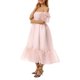 thumbnail image 5 of Txlixc Vestido de verano femenino de manga corta sexy Txlixc moda, 5 of 8