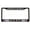blk/silver/blk, variant on I'd Rather be in Texas Style Heavy Duty Metal License Plate Frame Personalised/Car Accessories Car Tag Holder Cover (Black/Yellow)