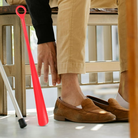 MERRYHAPY 4Ud Plastico Shoe Horn Para Uso Sin Agacharse Con Asa Larga Y Resistente