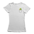 thumbnail image 1 of Cute Avocado In Pocket Graphic Women's T-shirt, 1 of 1