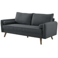 thumbnail image 4 of Loveseat and Sofa Set, Fabric, Grey Gray, Modern Contemporary Urban Design, Living Lounge Room Hotel Lobby Hospitality, 4 of 7