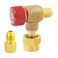 thumbnail image 1 of Refrigerant Charging Valve,Liquid Safety Valve R410A R22 Conditioning Refrigerant,Safety Adapter Control Ball for R12 R22 R410 Conditioner Manifold, 1 of 8