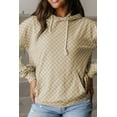 thumbnail image 4 of Plusashion Vintage Plaid Kangaroo Pouch Drawstring Hoodie - Stylish & Cozy!, 4 of 8