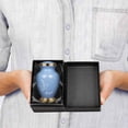 thumbnail image 3 of Pequeña Urna Memorial Trupoint con Paloma del Amor Azul Claro, 3 of 7