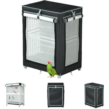 Bird Cage Cover - 600D Bird Cage Covers for Night, Good Night Bird Cage Cover for Large Bird Cage -L31″xW20″xH51″(Large)